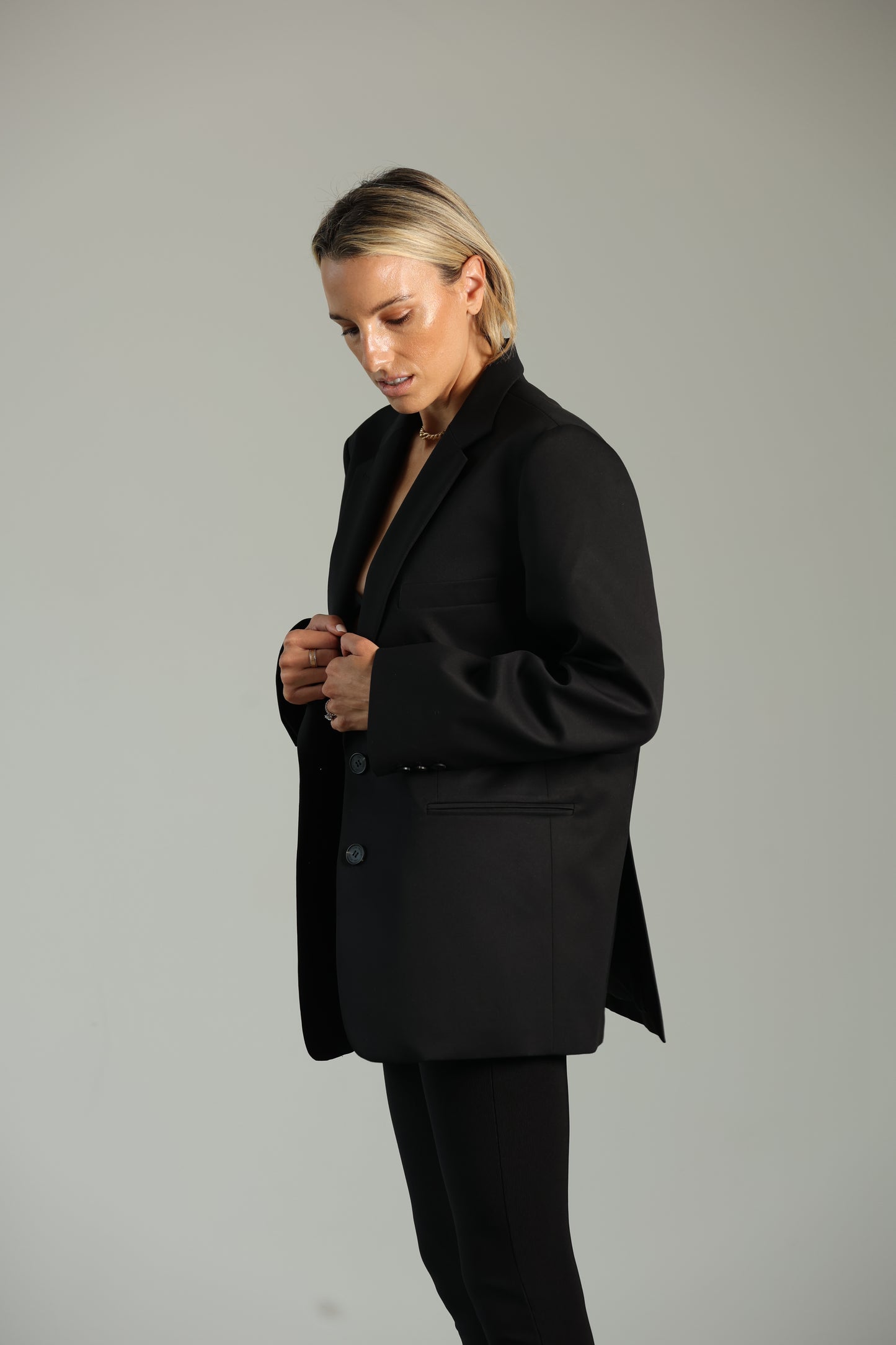 Oversized Blazer - Black