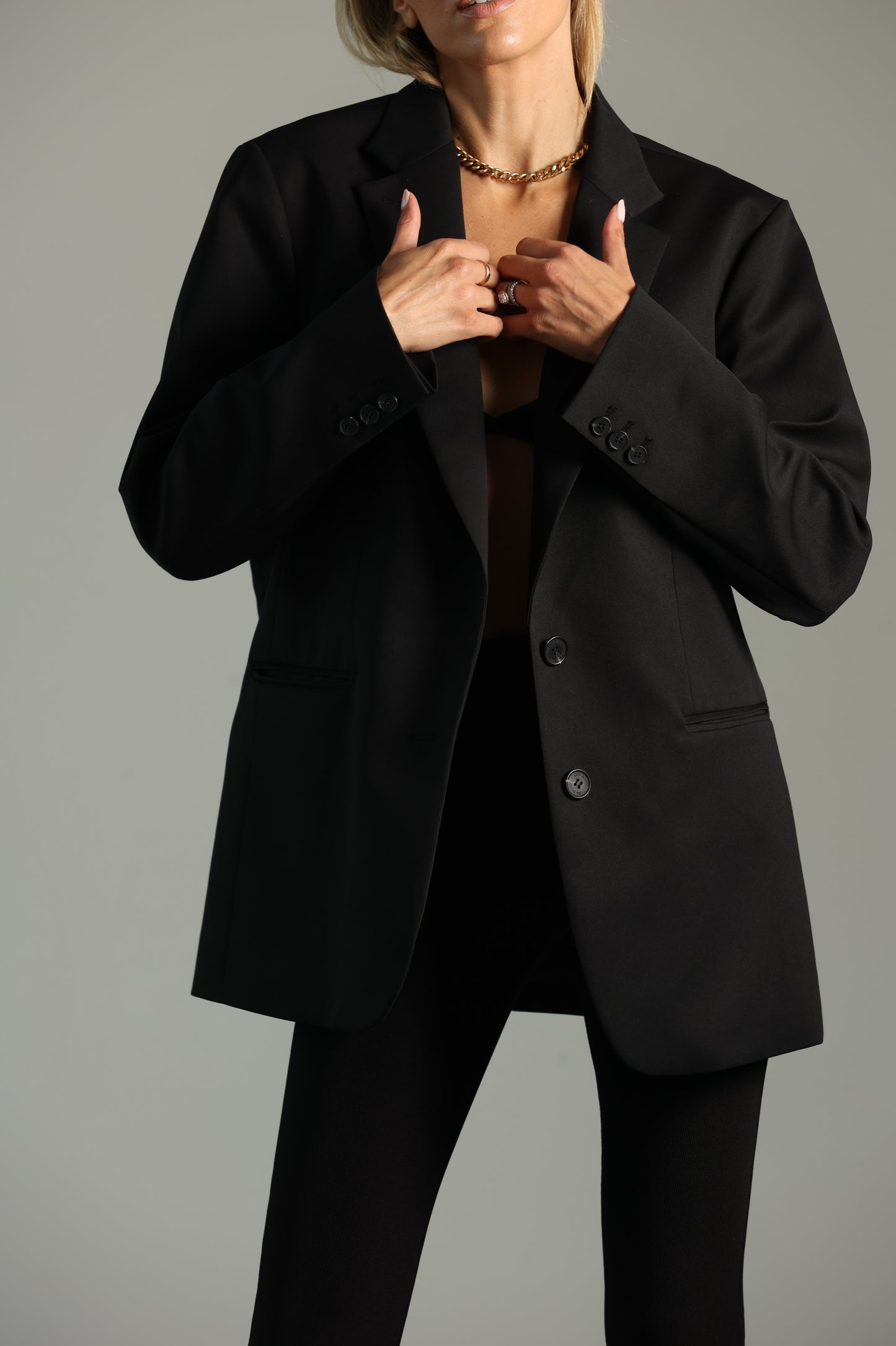 Oversized Blazer - Black
