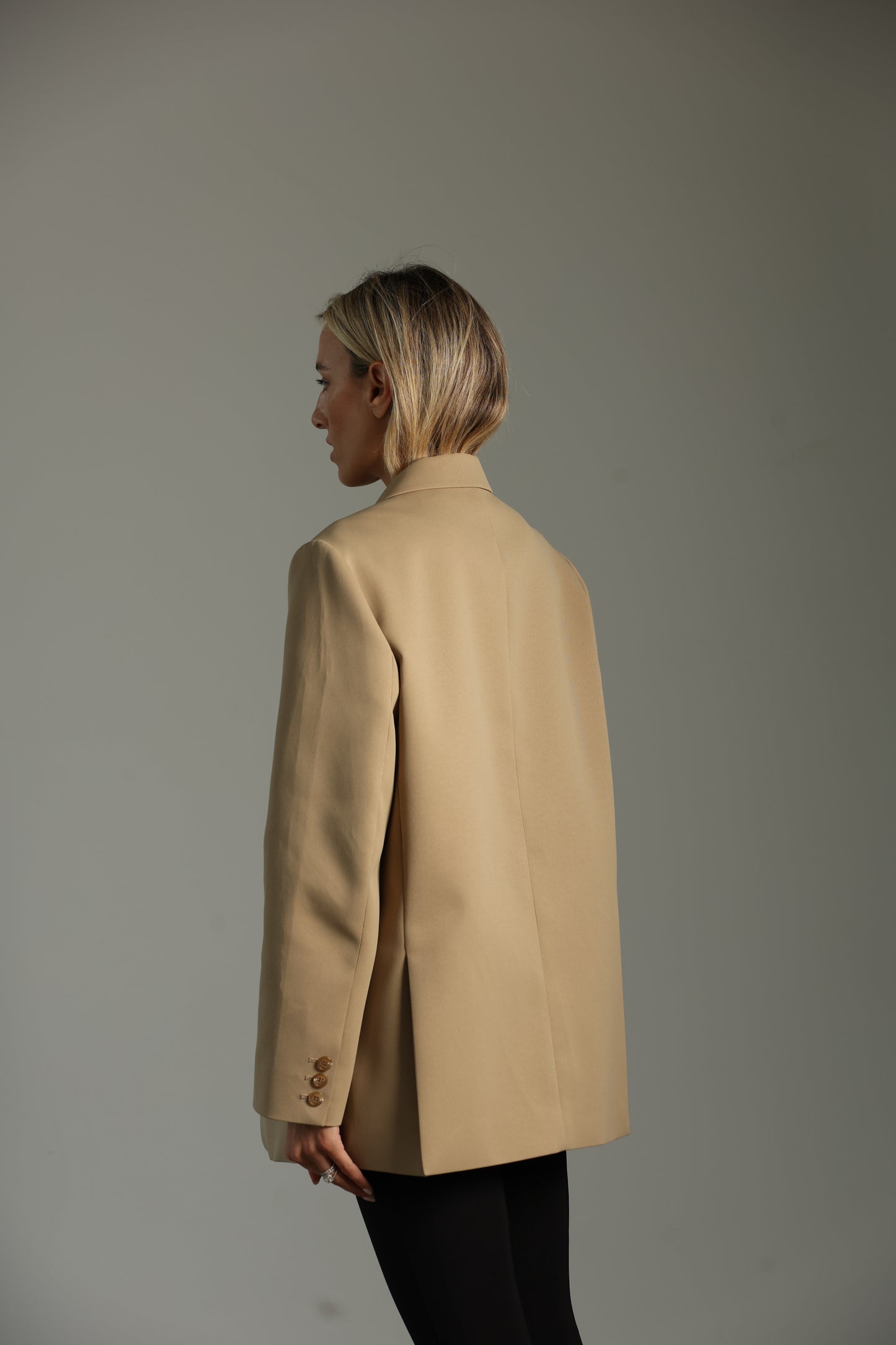Oversized Blazer - Tan